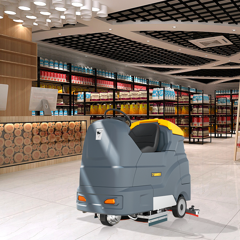 Enhancing Shopping Mall Cleanliness: The Advantages of Chancee Ride-On Floor Scrubbers